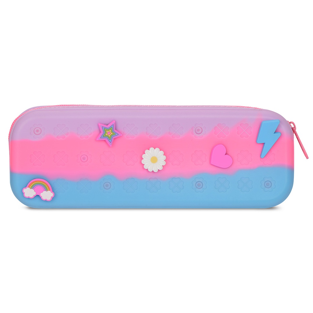[810-1845] Tie Dye Charmed Jelly Pencil Case