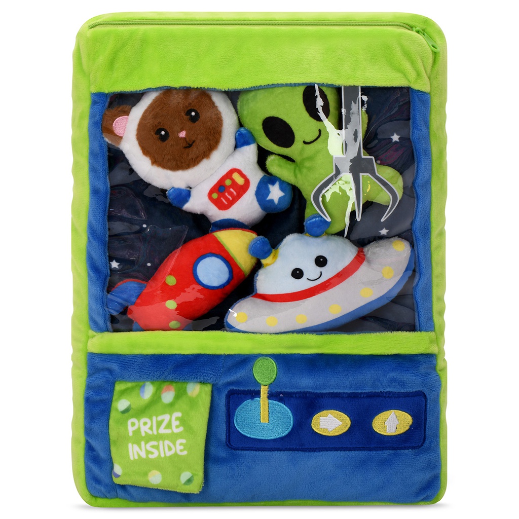 [780-3590] Out of This World Claw Machine Fleece Plush