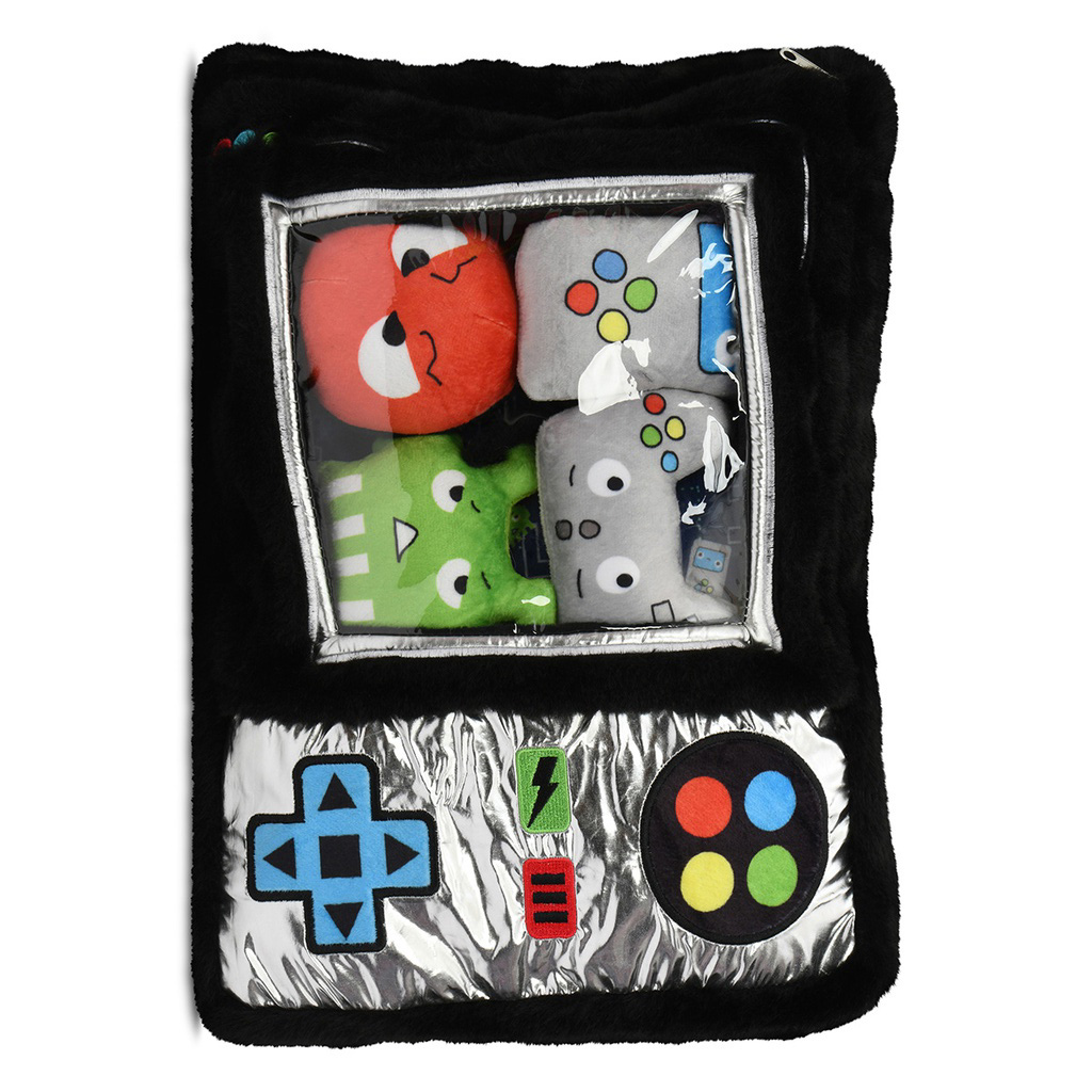[780-3621] Video Game Packaging Fleece Plush
