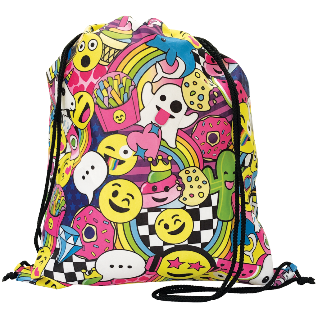 Emoji Party Drawstring Bag
