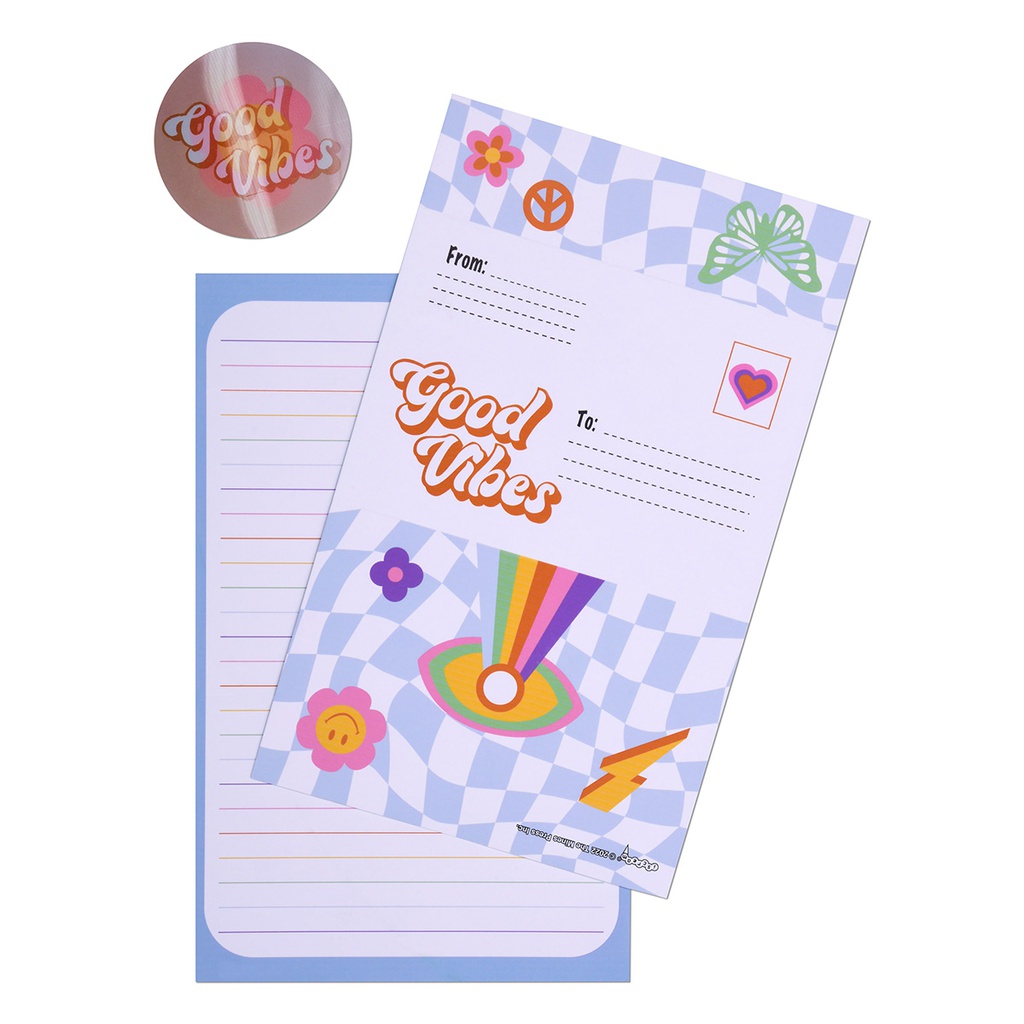 Good Vibes Foldover Cards