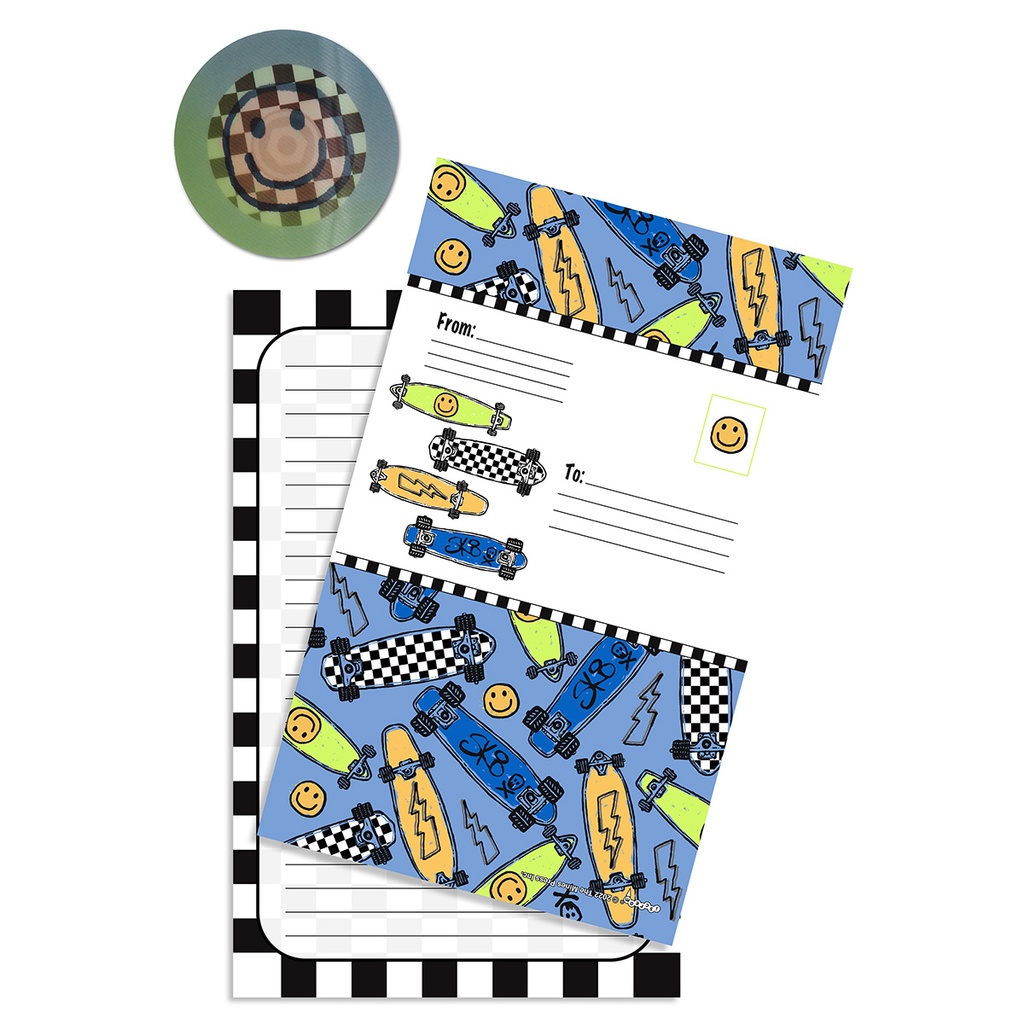 [760-1240] SK8 Board Foldover Cards