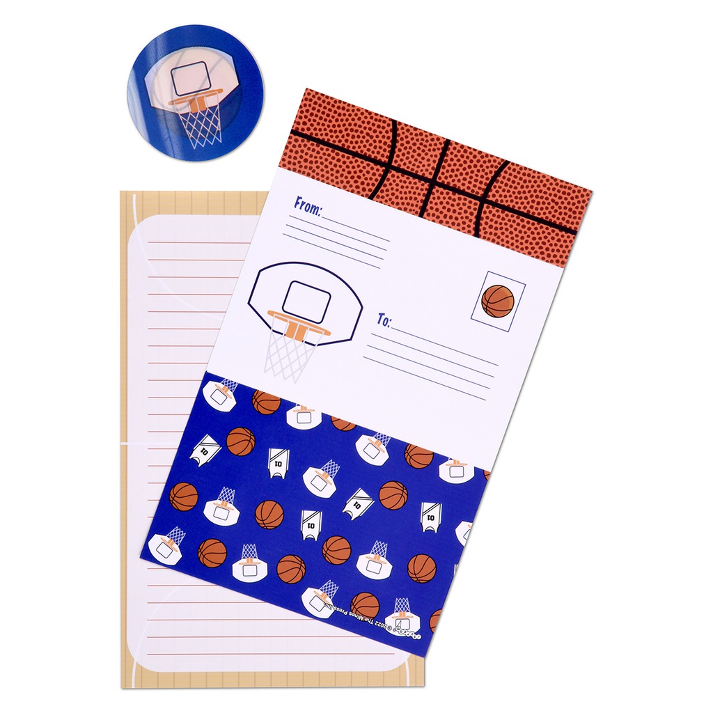 [760-1243] Hoop Dreams Foldover Cards