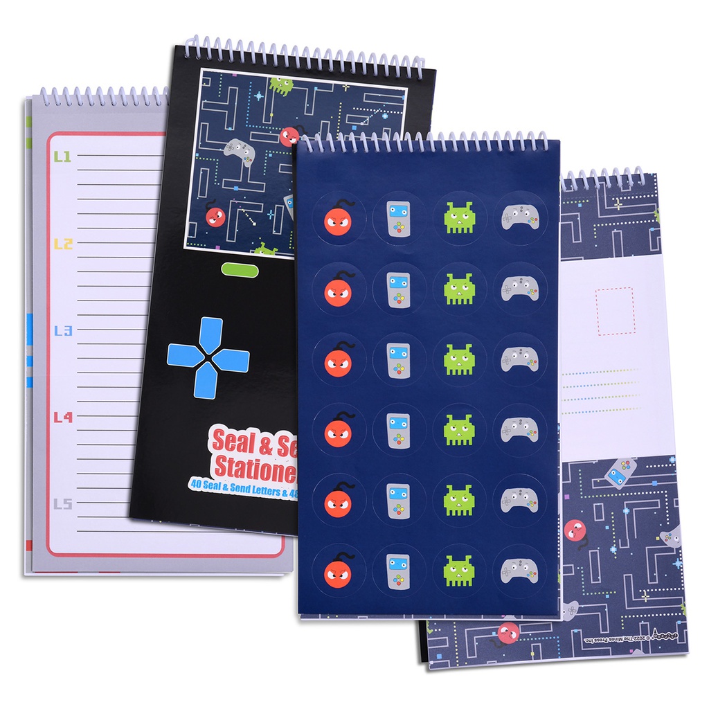 Gamer Glitch Seal & Send Stationery