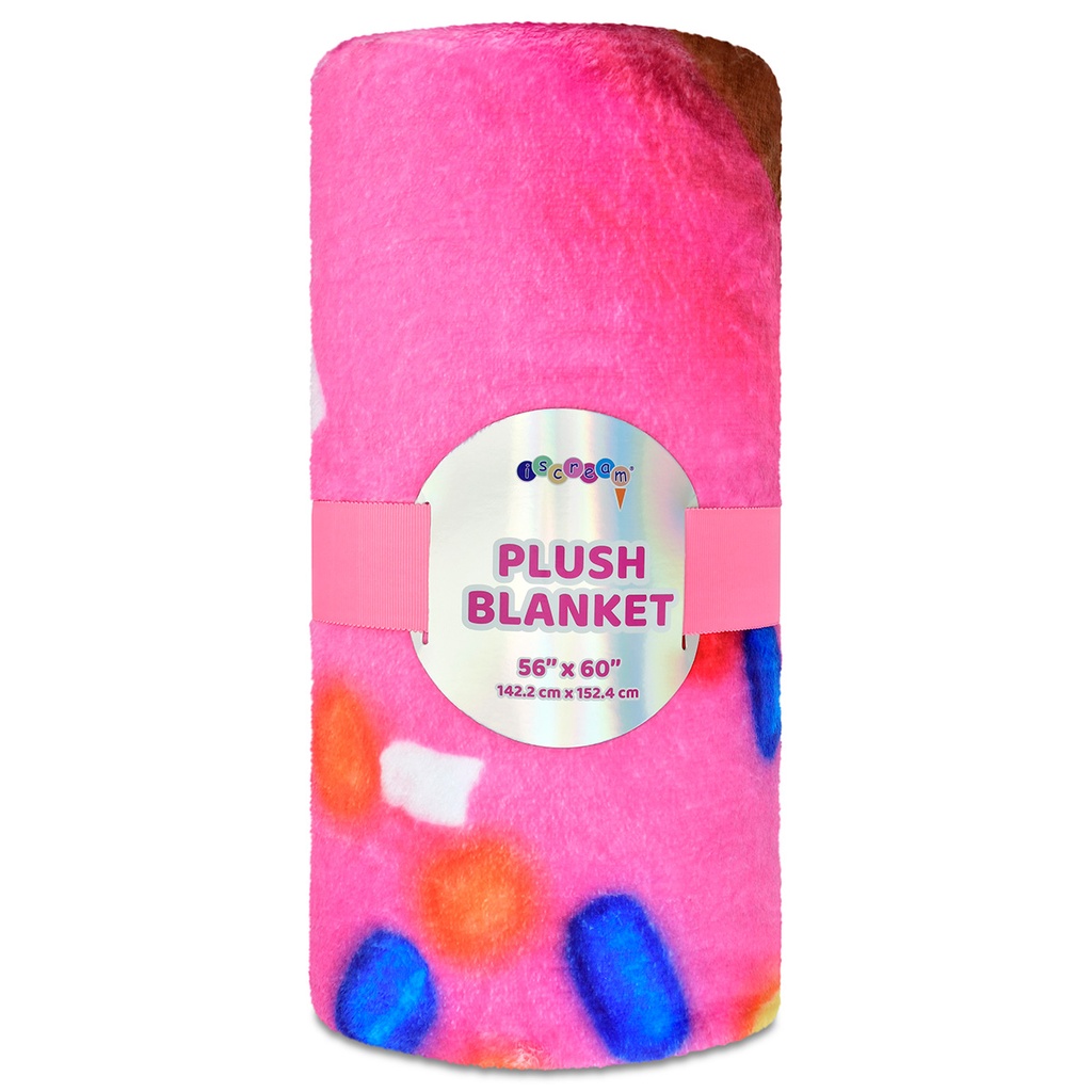 [780-3724] Go Do-Nuts Round Plush Blanket