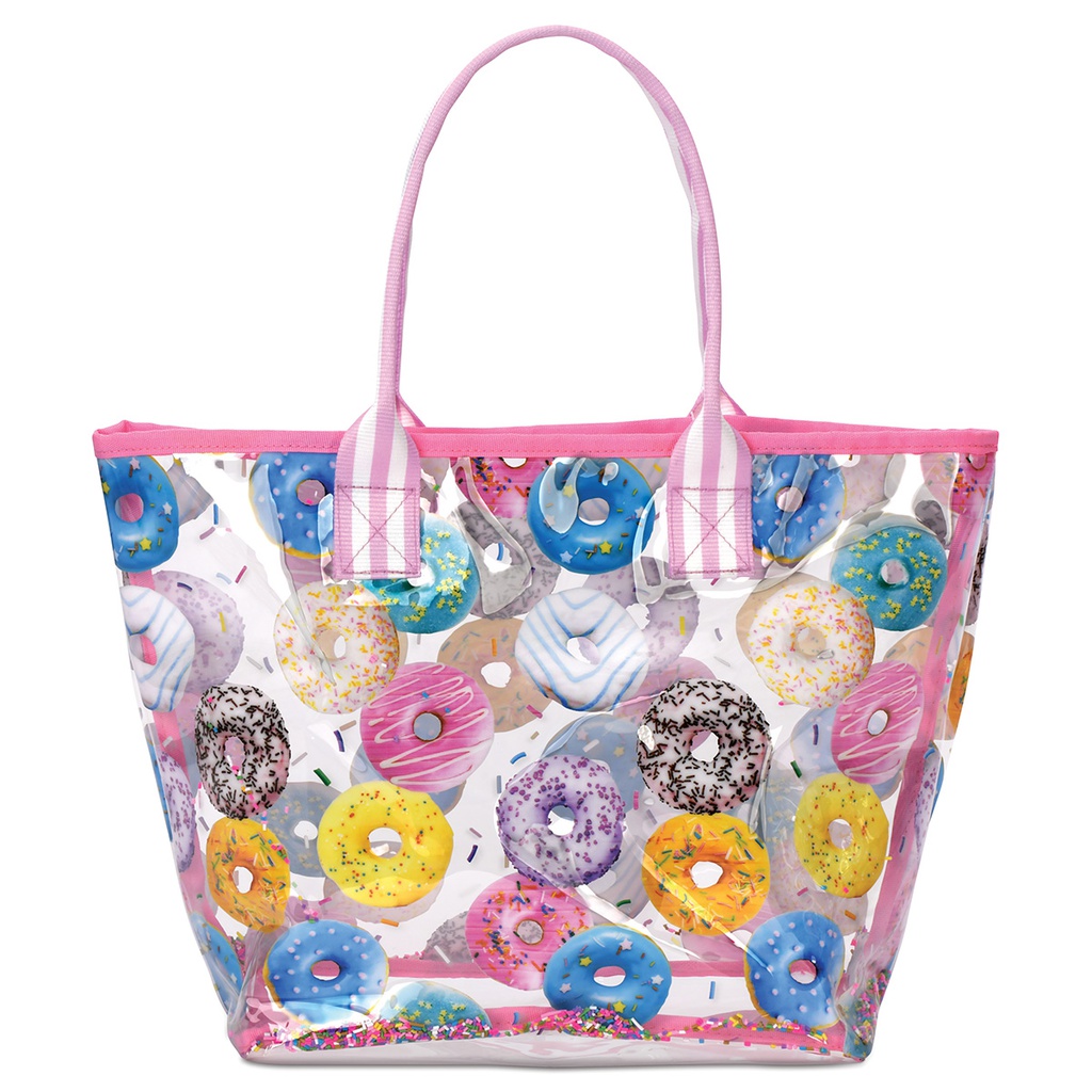 [810-1926] Go Do-Nuts Clear Tote Bag