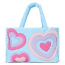 Happy Heart Puffy Weekender Bag