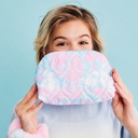 Tie Dye Smile Oval Cosmetic Bag