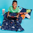 Gamer Glitch Sleeping Bag and Pillow Set