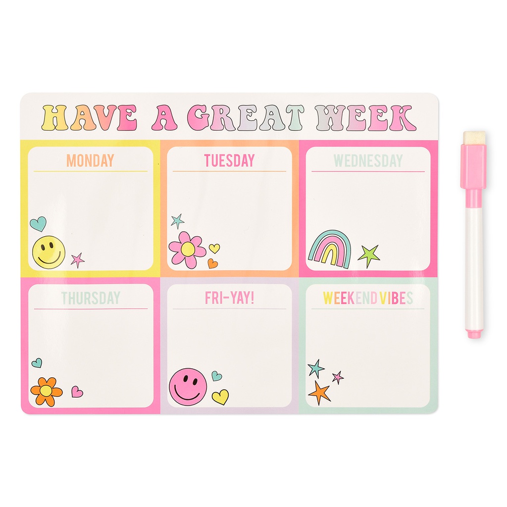 Days of the Week Dry Erase Board