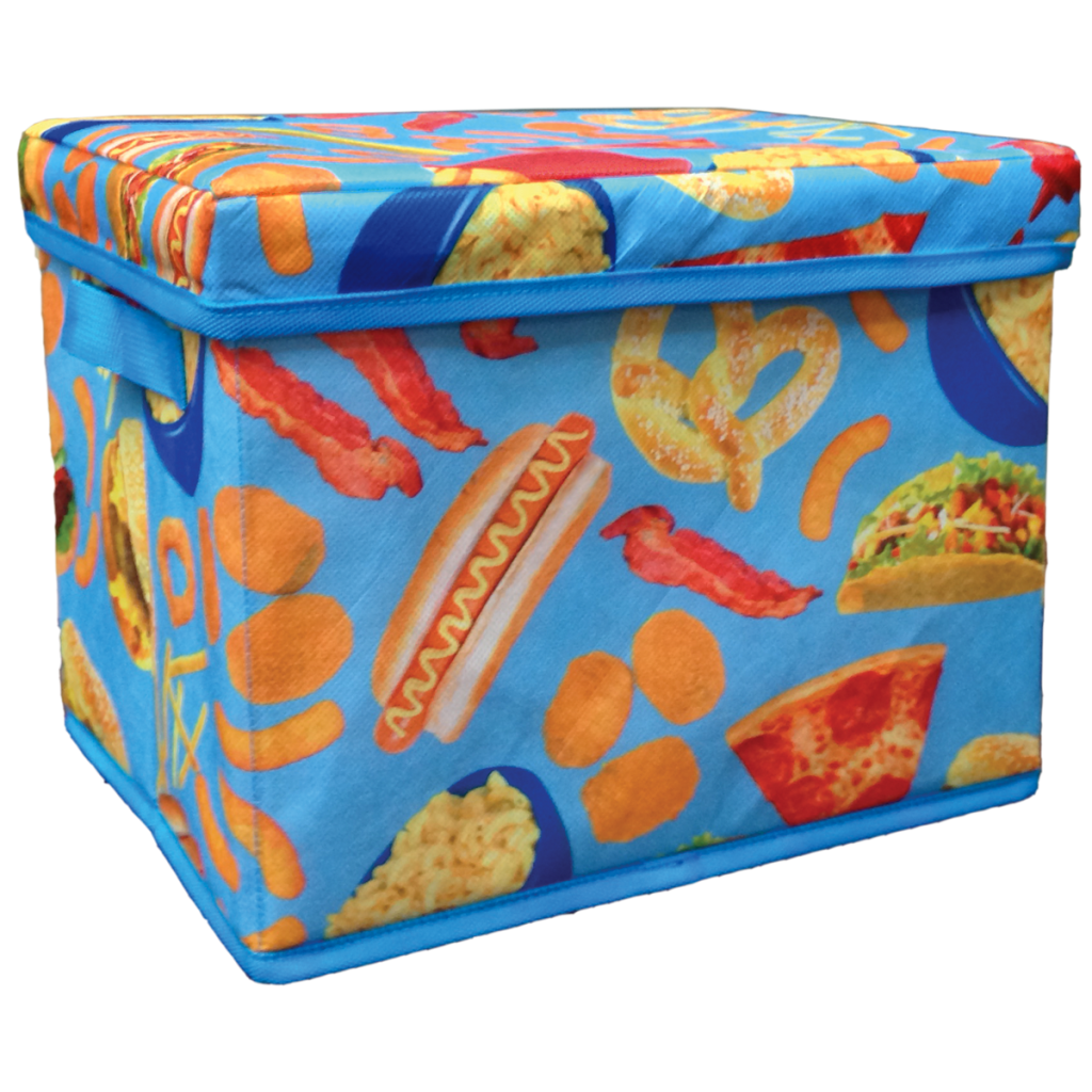 [775-012] Junk Food Collapsible Storage Bin