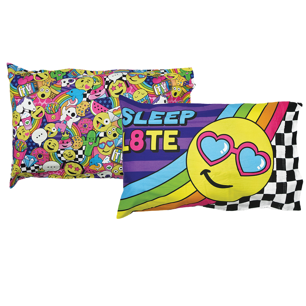 Emoji Party Pillowcase Set