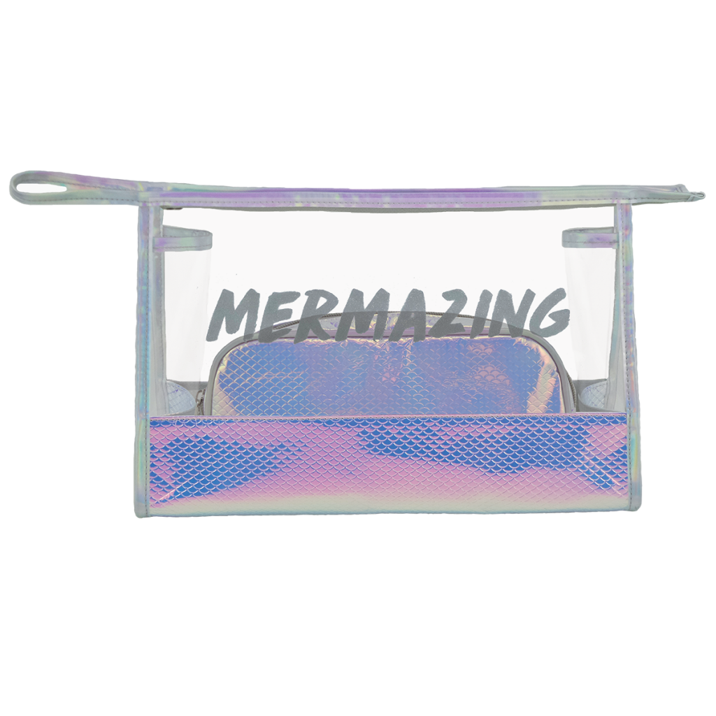 Mermaizing Clear Travel Bag Duo