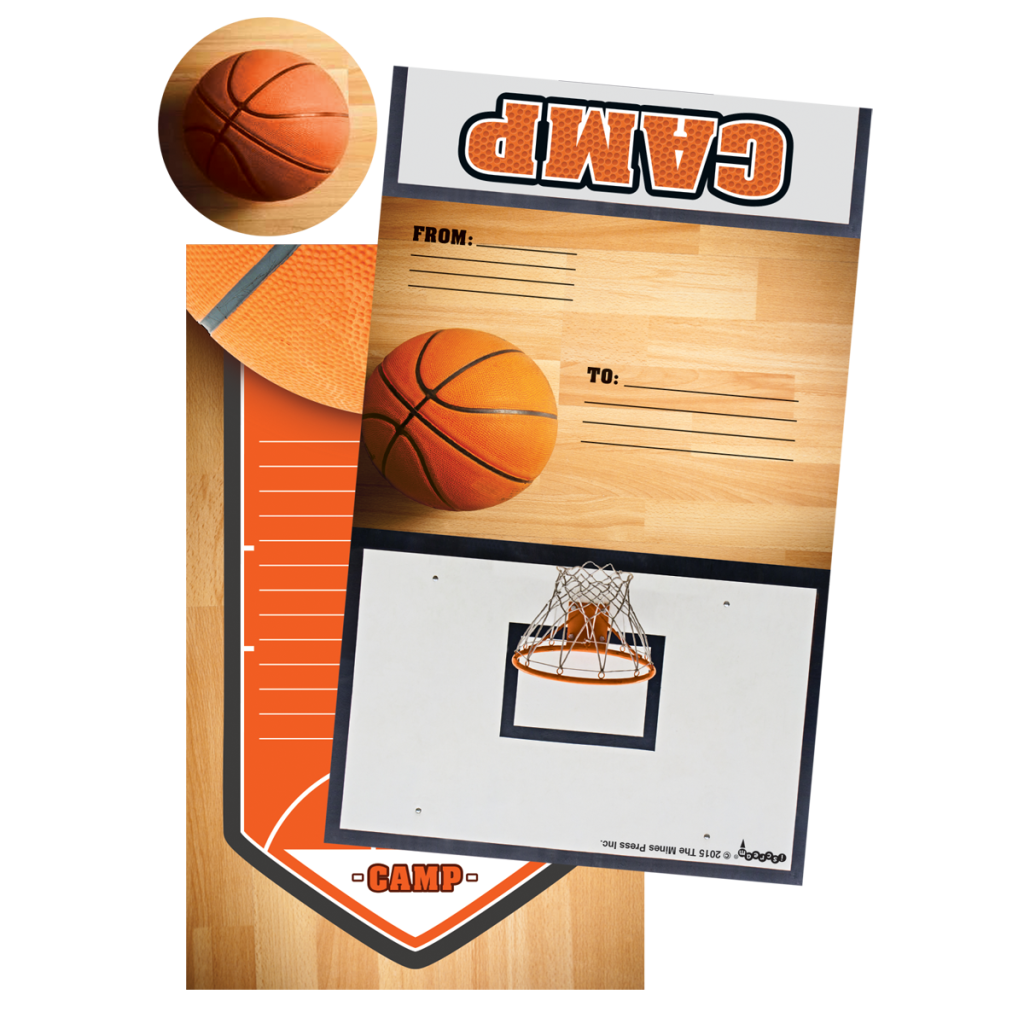 Basketball Foldover Cards