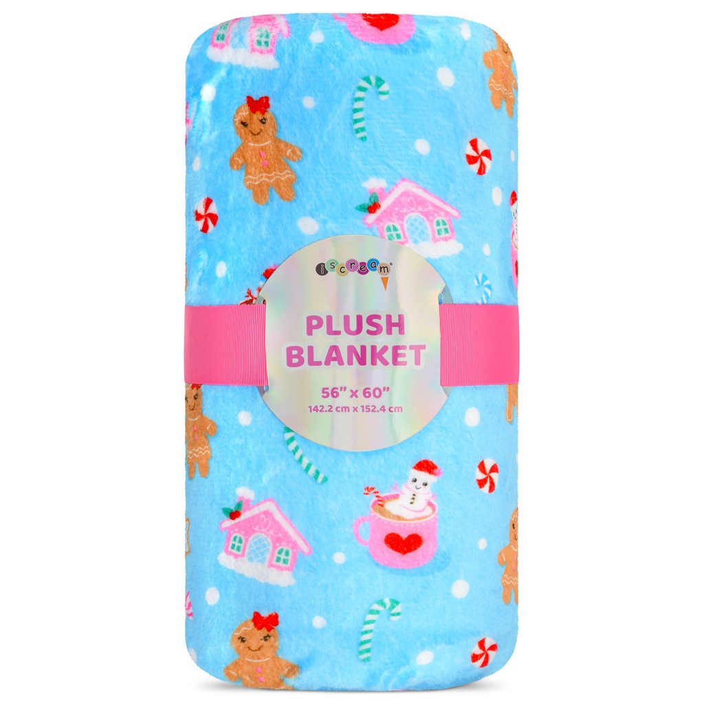 Gingerbread Sweets Plush Blanket