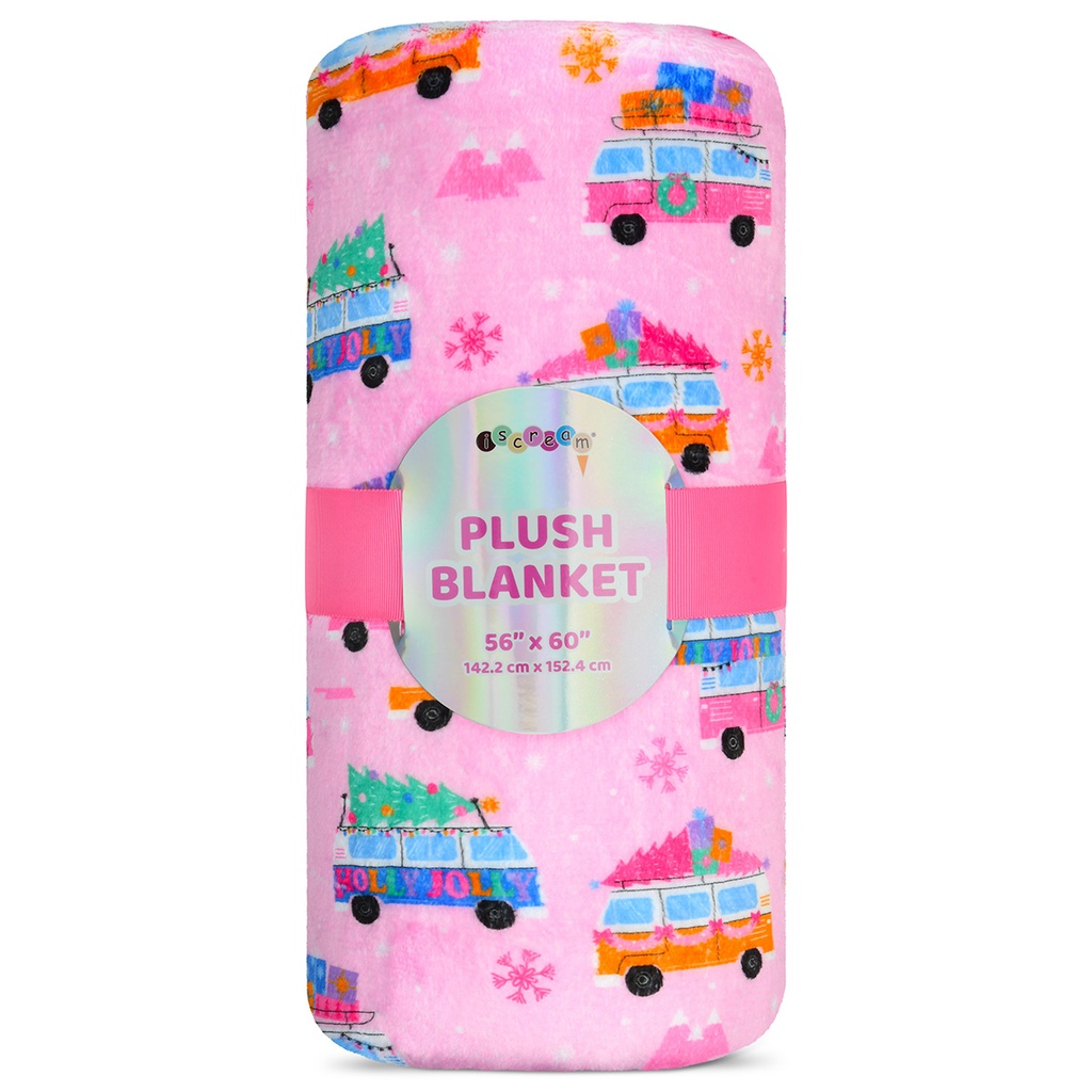 Holly Jolly Plush Blanket