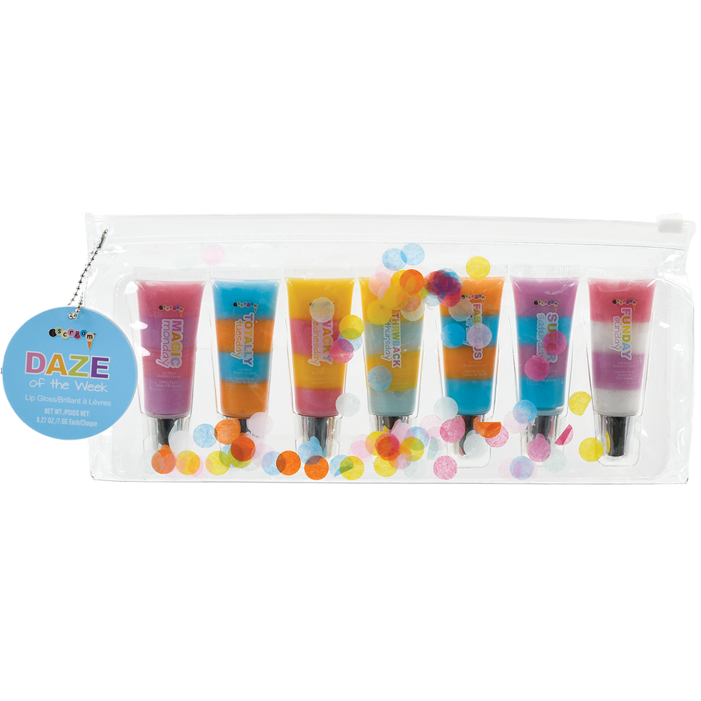 [815-015] Days of the Week Lip Gloss Set