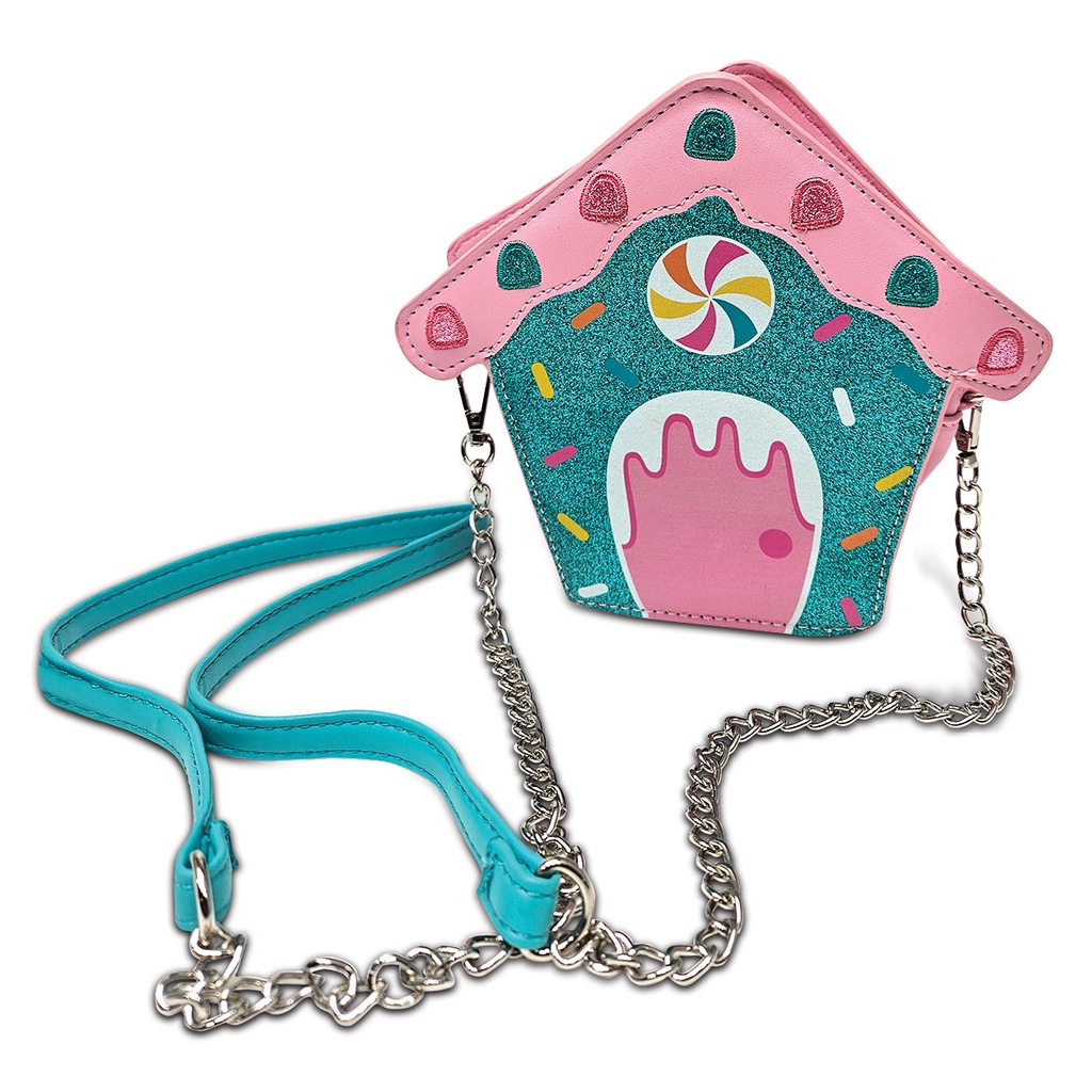 [810-1971] Gingerbread House Crossbody Bag