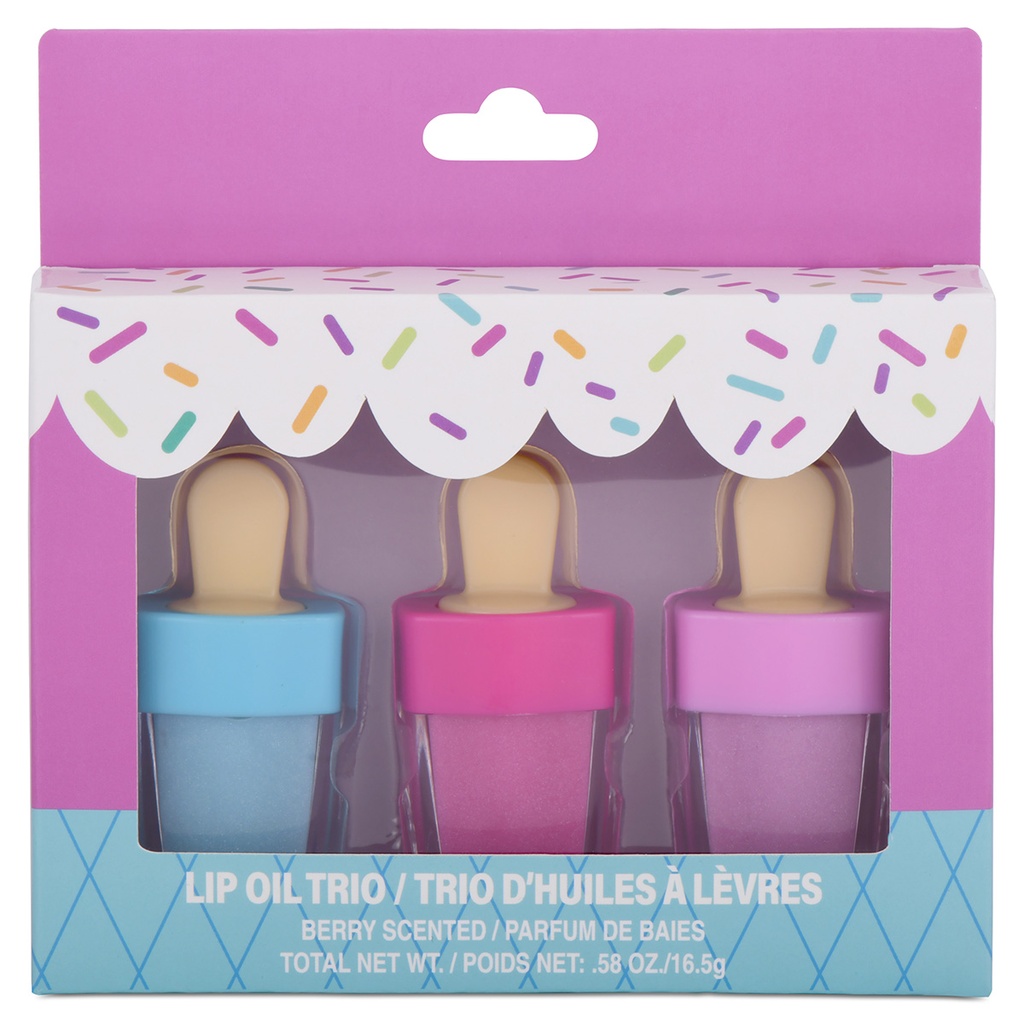 [815-235] Ice Pops Lip Oil Trio