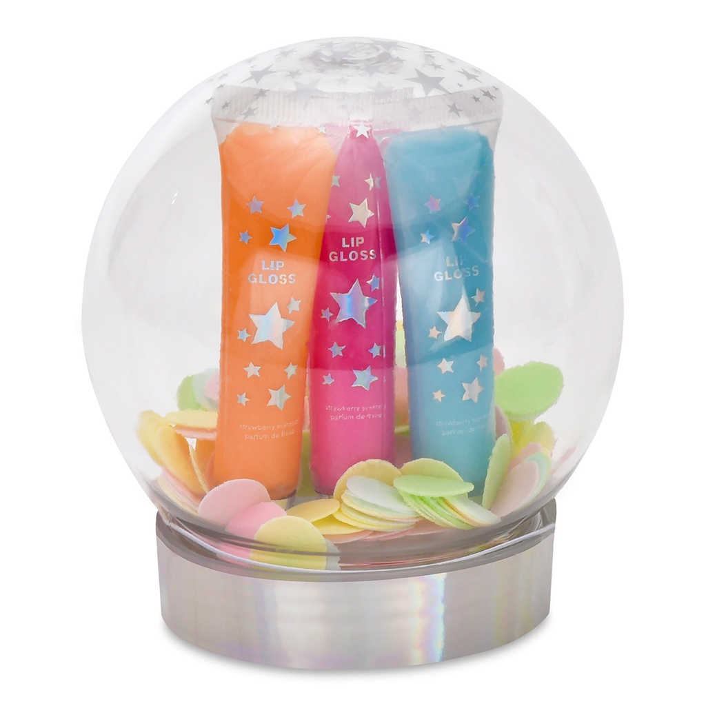 Winter Wonderland Lip Gloss & Bath Confetti Set