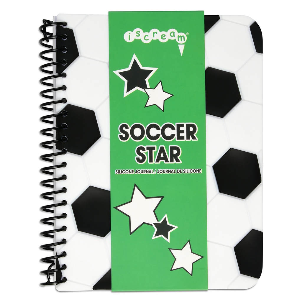 Soccer Star Silicone Notebook