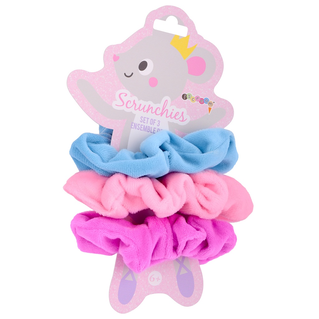 Mouse Fur Scrunchie Set