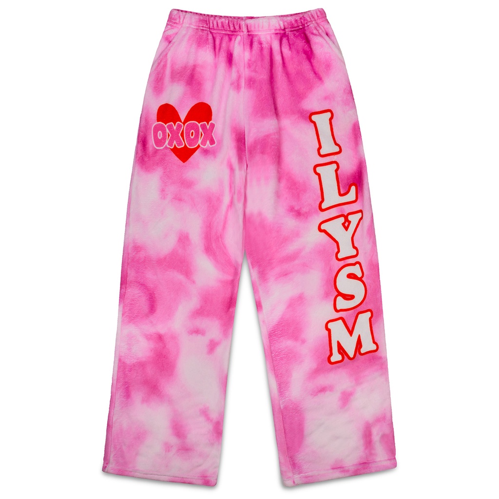 [820-2030S] Theme ILYSM Plush Pants (Youth Small (6-8))