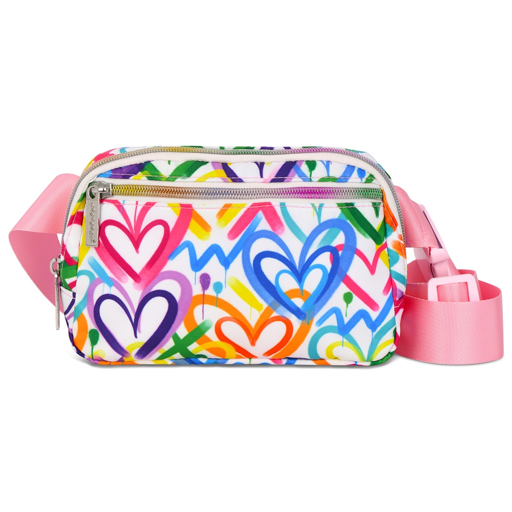 [810-2038] Corey Paige Hearts Belt Bag