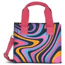 Color Swirl Denim Crossbody Bag