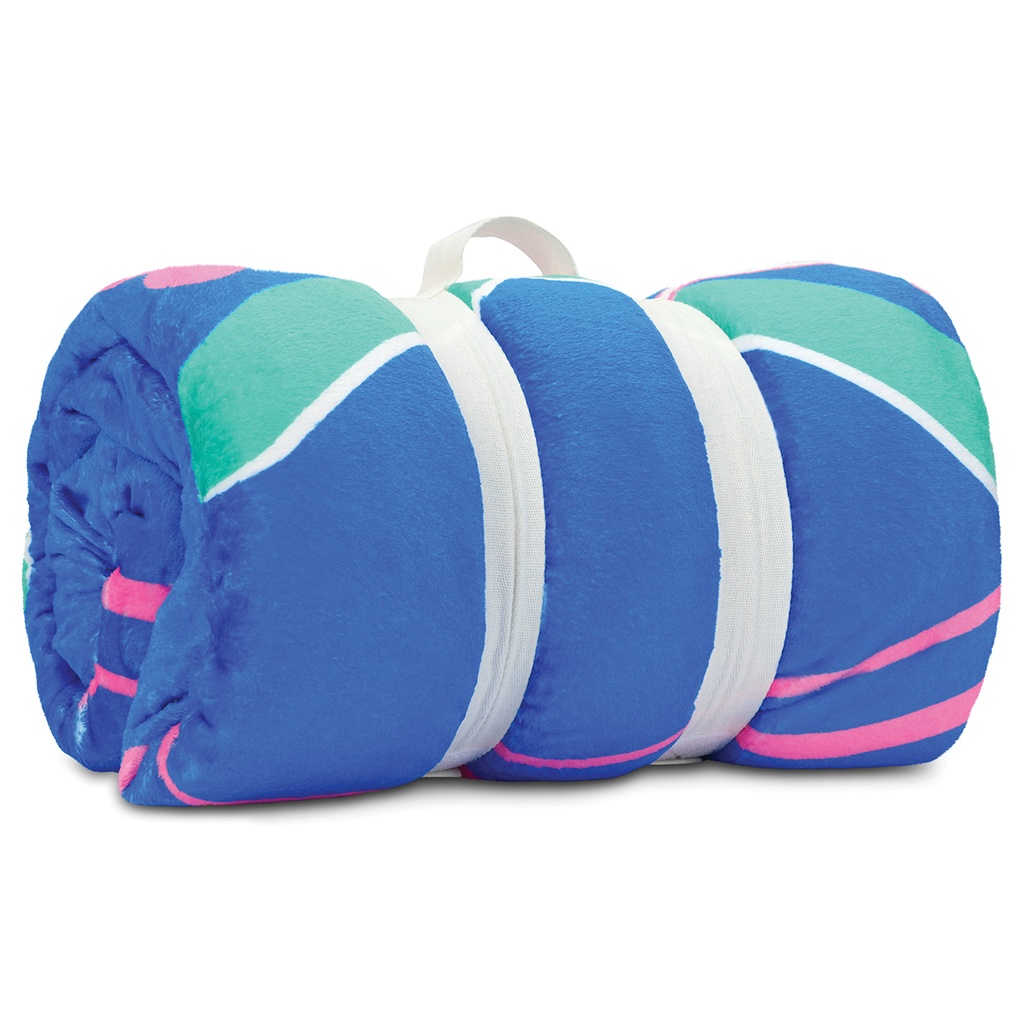 [780-4042] Theme Apres Sherpa Blanket