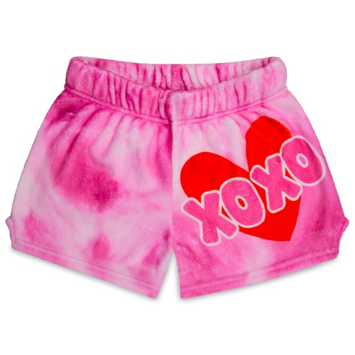 [820-2031AS] Theme ILYSM Plush Shorts (Adult Small (4-6))