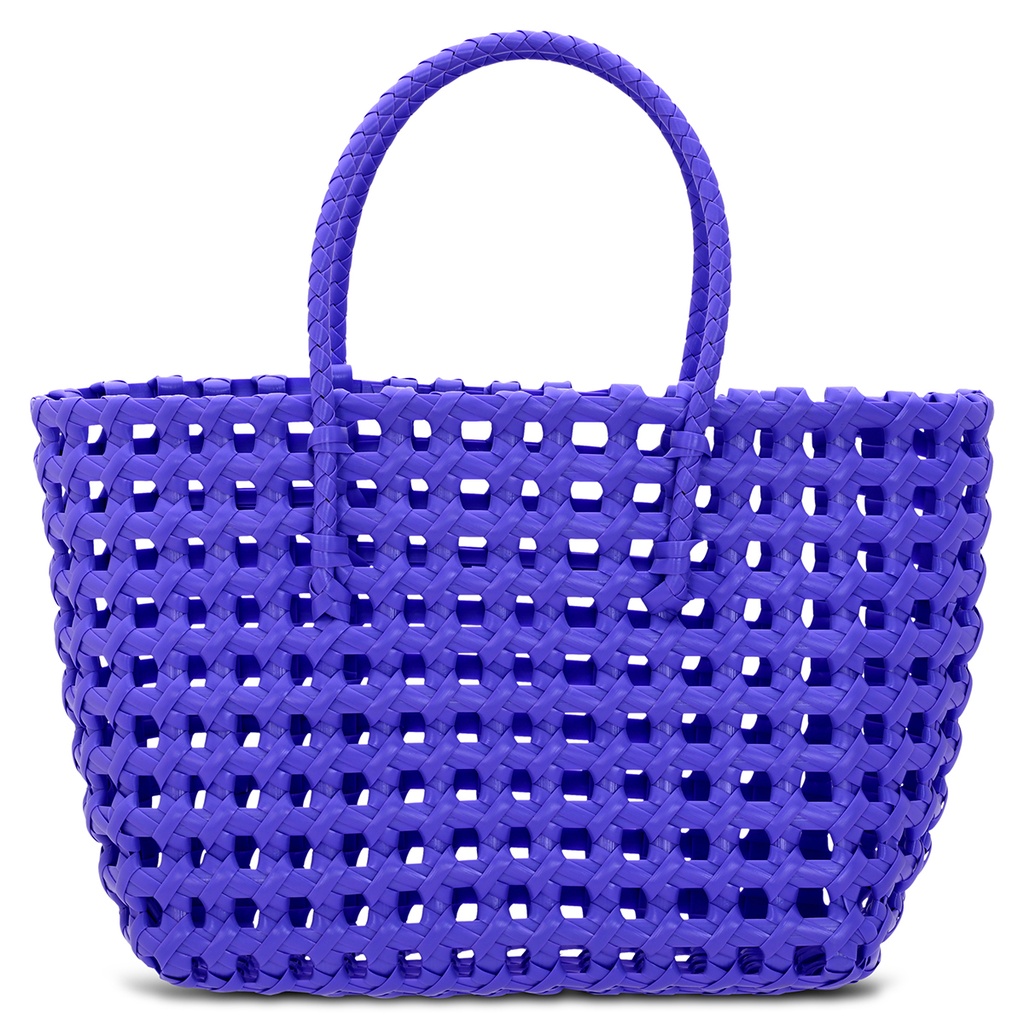 [810-2082] Small Purple Woven Tote