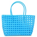 Large Blue Woven Tote