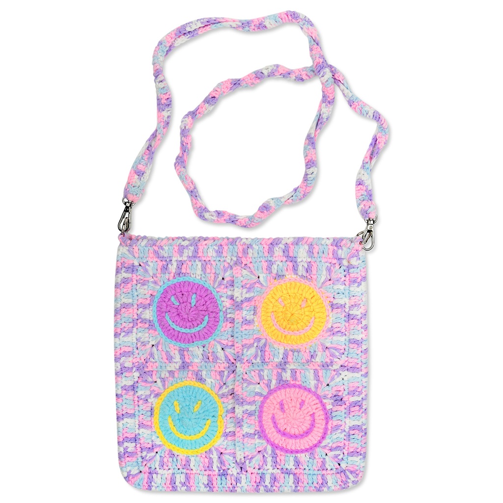[810-2064] Smiles Crochet Bag