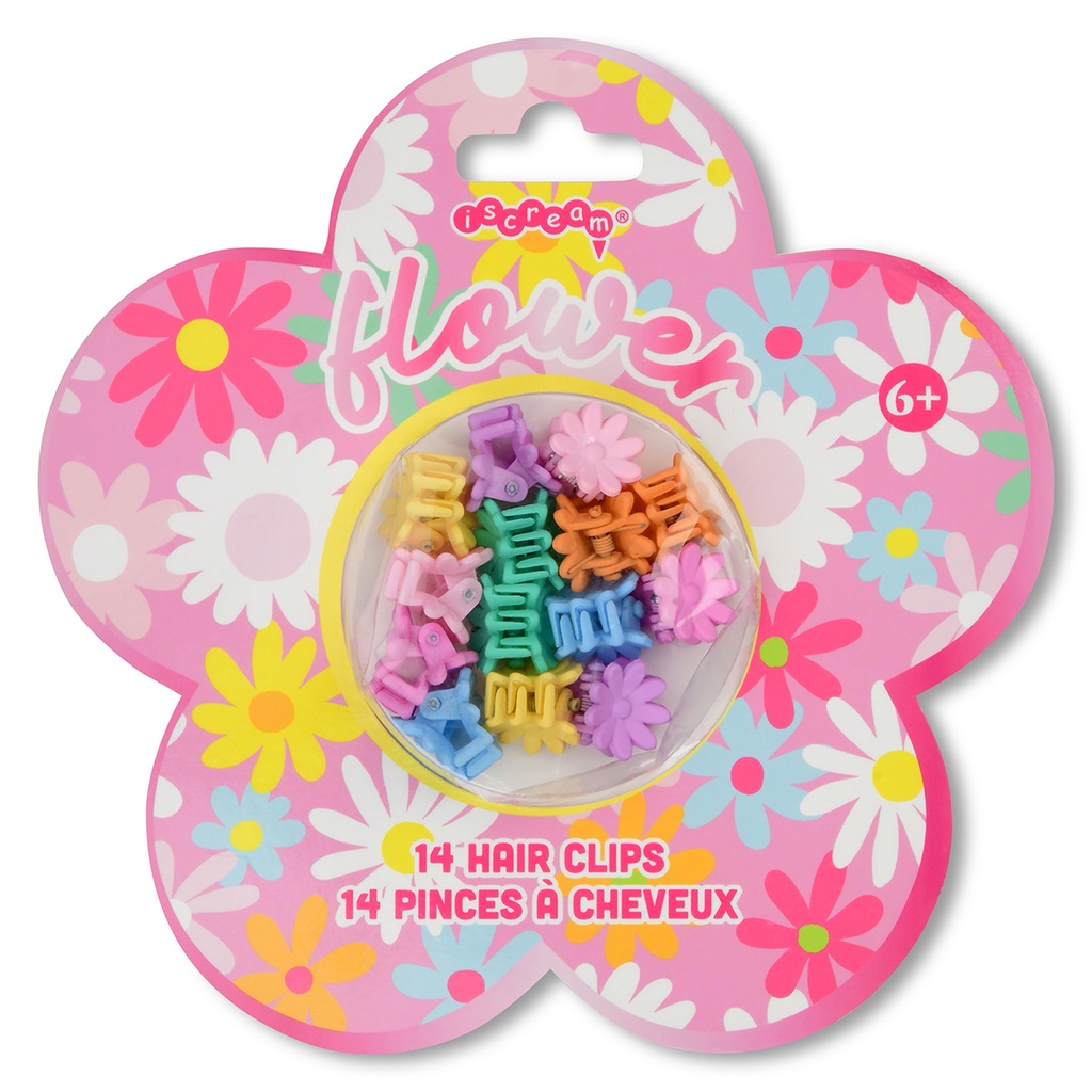 Flower Power Hair Clips Set