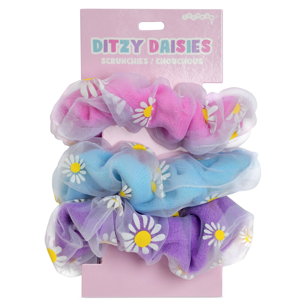 [880-474] Ditzy Daisies Scrunchie Set