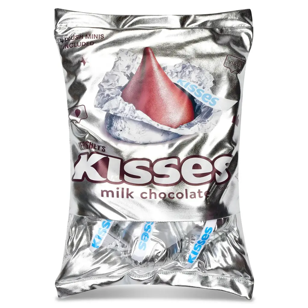 Bag of Hershey's Kisses Packaging Fleece Plush