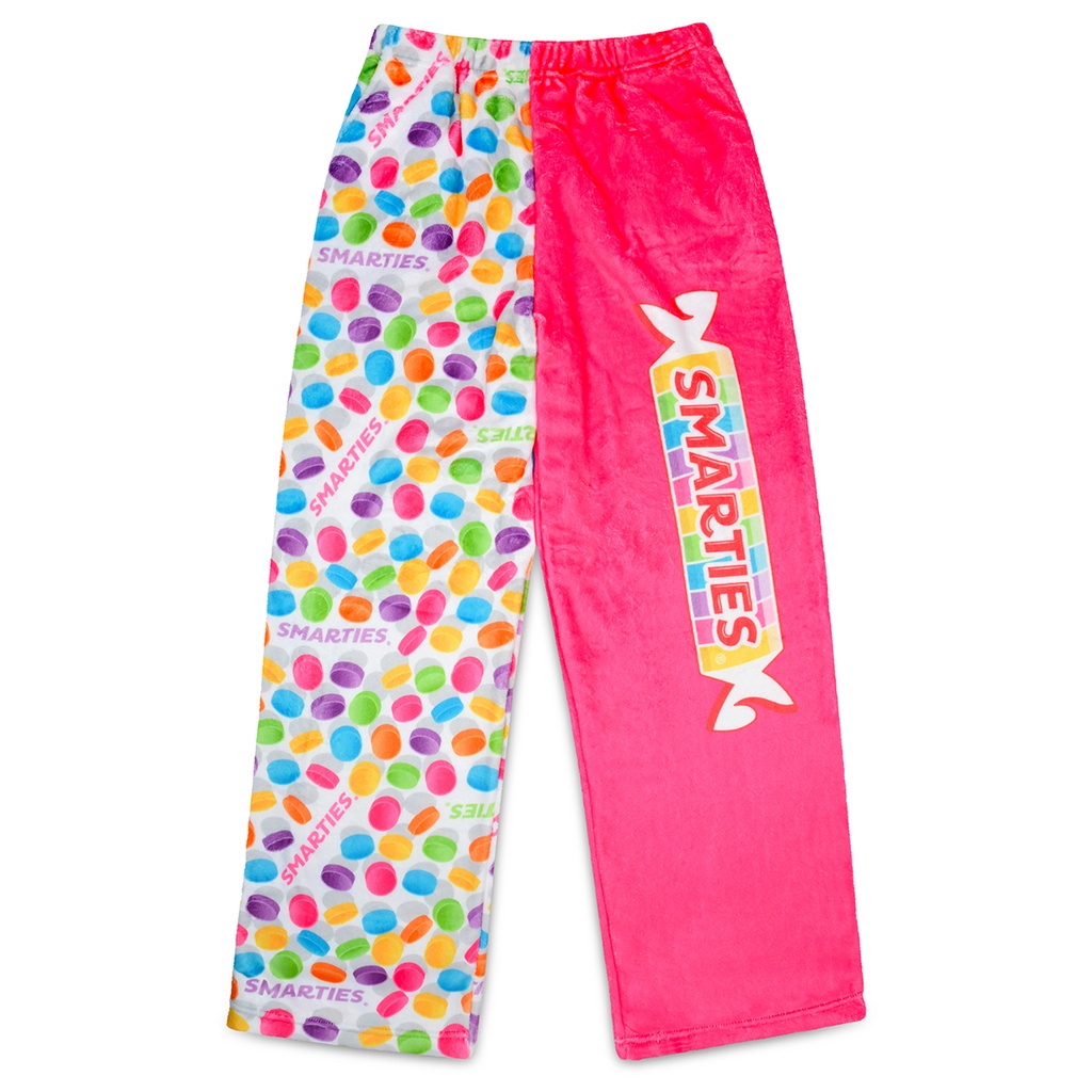 [820-3078XS] Smarties Pink Plush Pants (Youth X-Small (4-6))