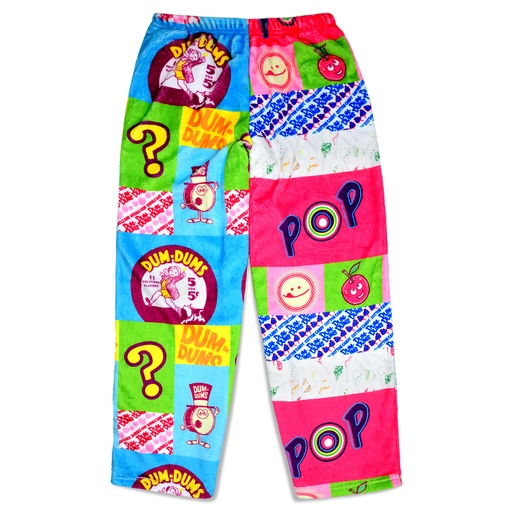 [820-3082XS] Dum-Dums Patchwork Plush Pants (Youth X-Small (4-6))