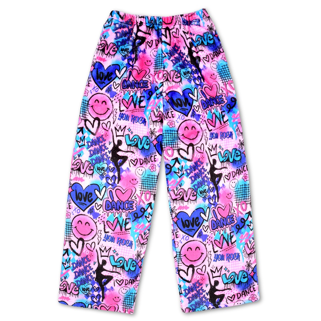 [820-3141AM] Corey Paige Dance Plush Pants (Adult Medium (8-10))