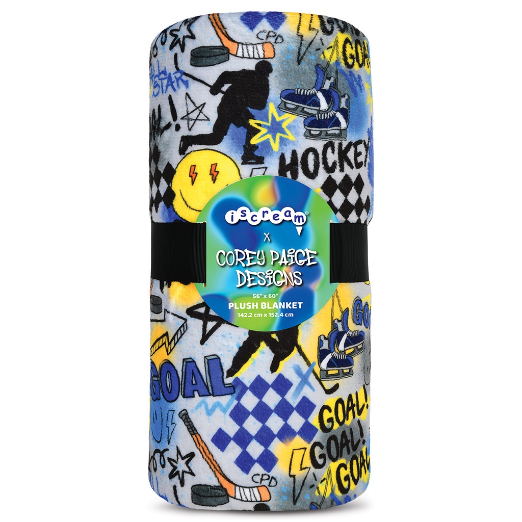 Corey Paige Hockey Plush Blanket