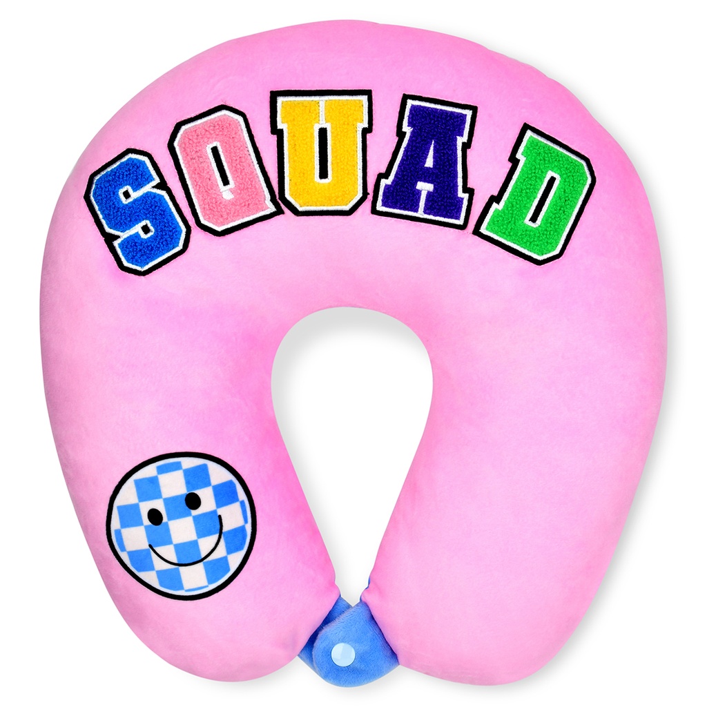 [780-4198] Smile Squad Neck PIllow