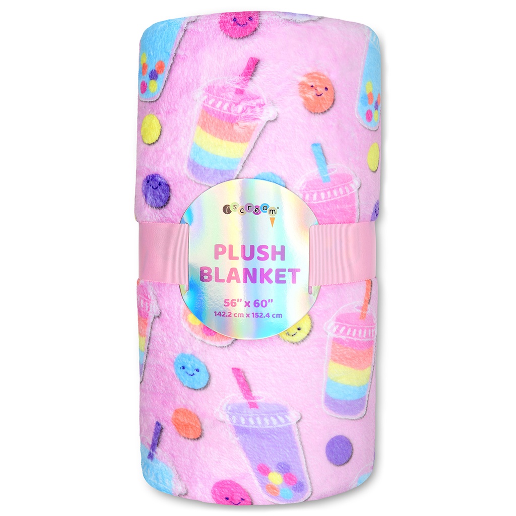[780-4148] Rainboba Tea Plush Blanket