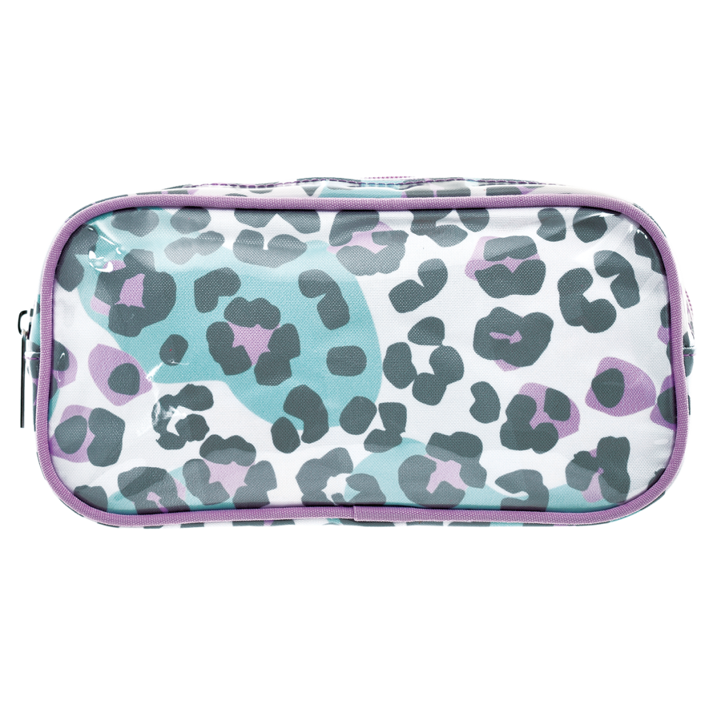Snow Leopard Small Cosmetic Bag