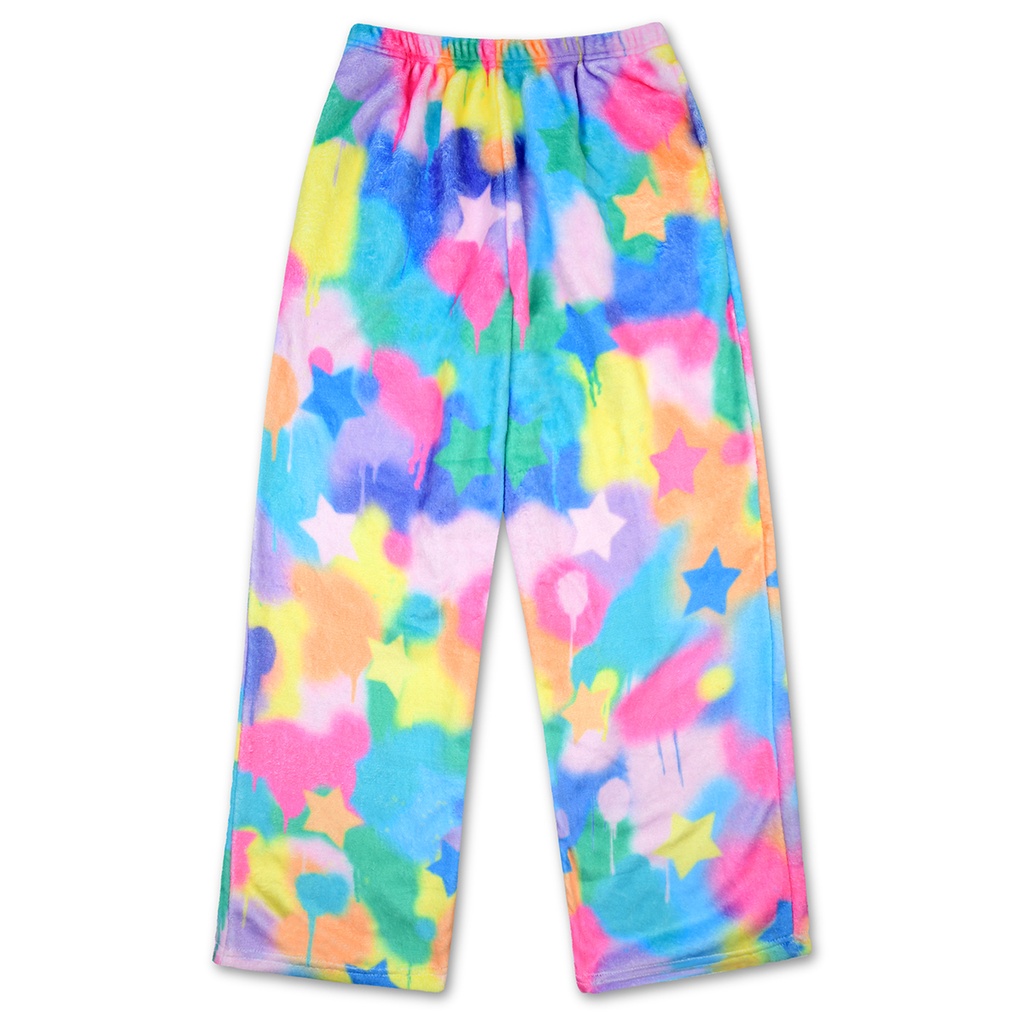 [820-3124XS] Corey Paige Stars Plush Pants (Youth X-Small (4-6))