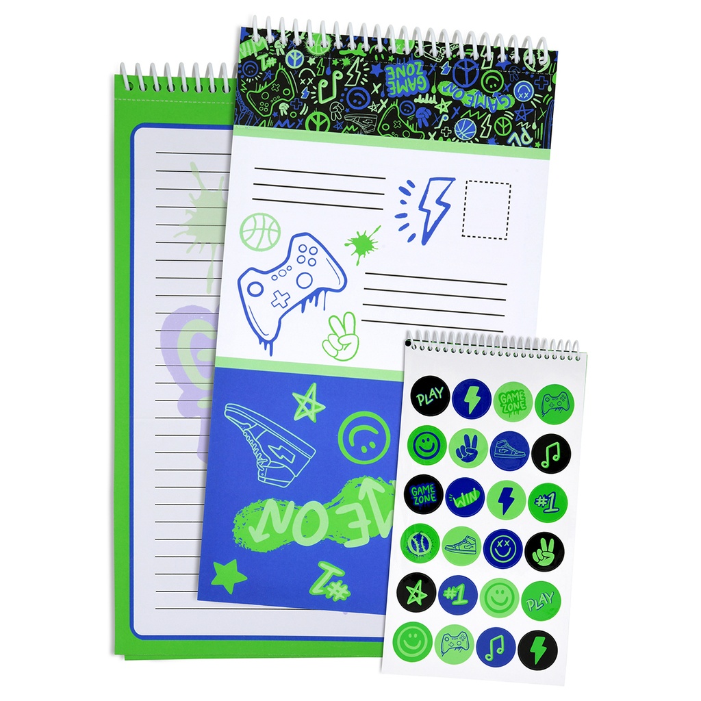 [760-1319] Corey Paige Gamer Seal & Send Stationery