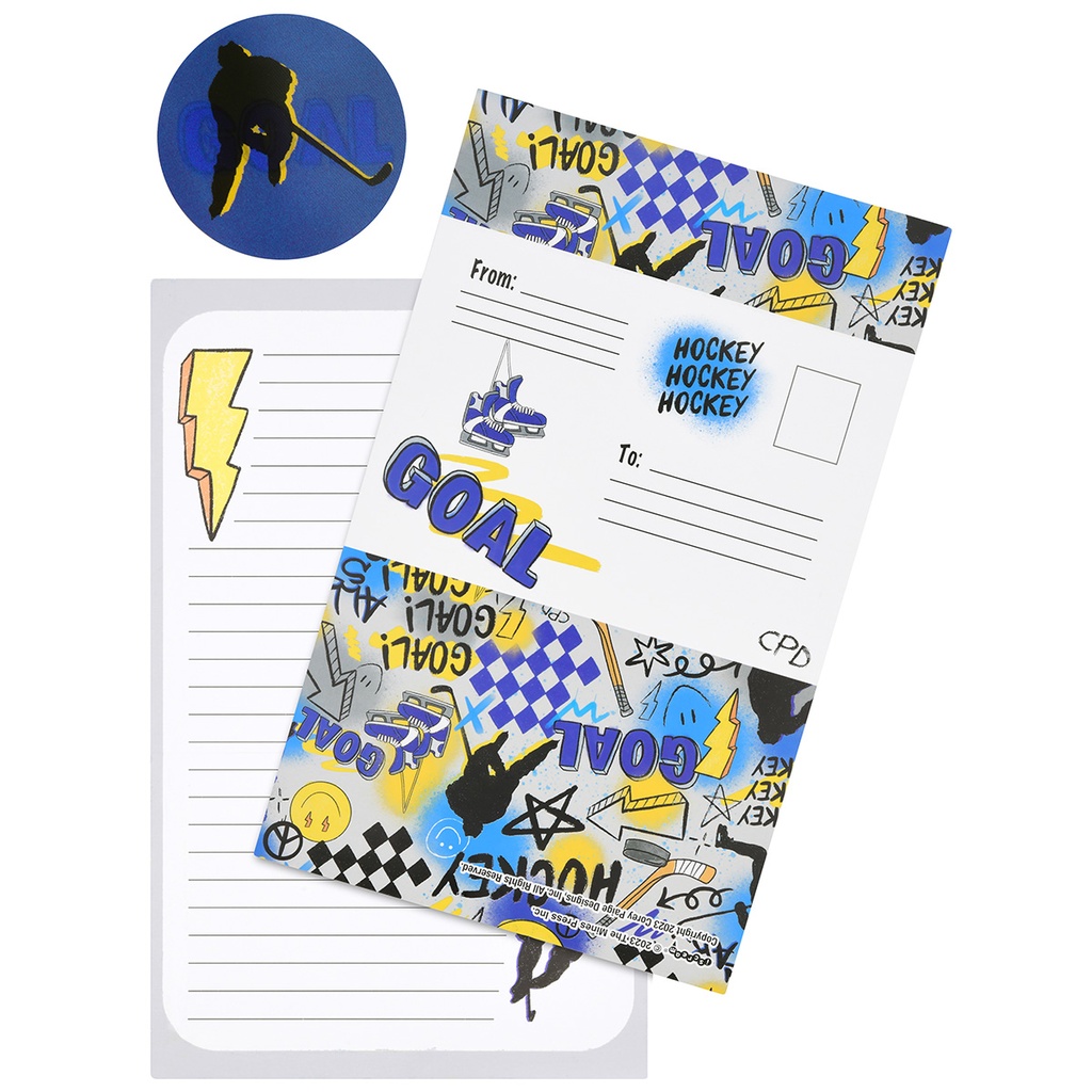 [760-1323] Corey Paige Hockey Foldover Cards