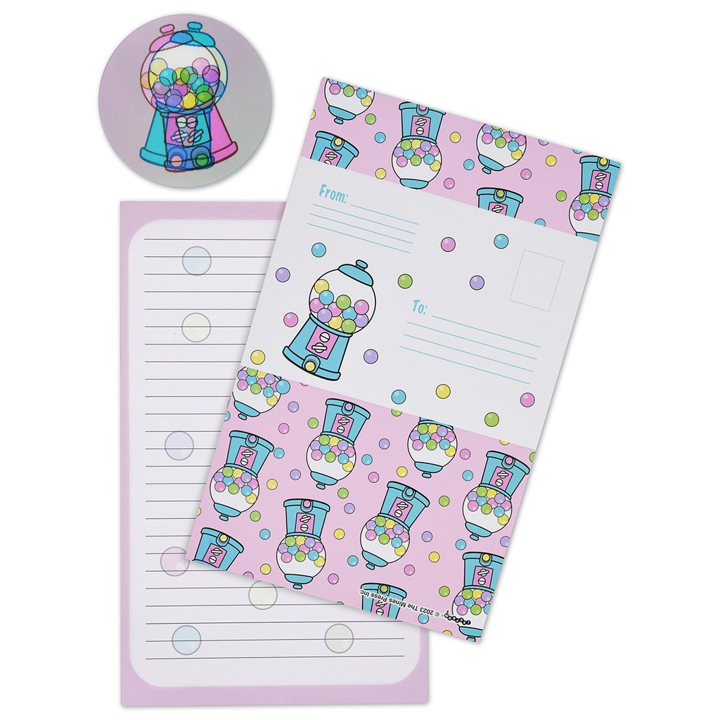 [760-1324] Bubble Gum Fun Foldover Cards