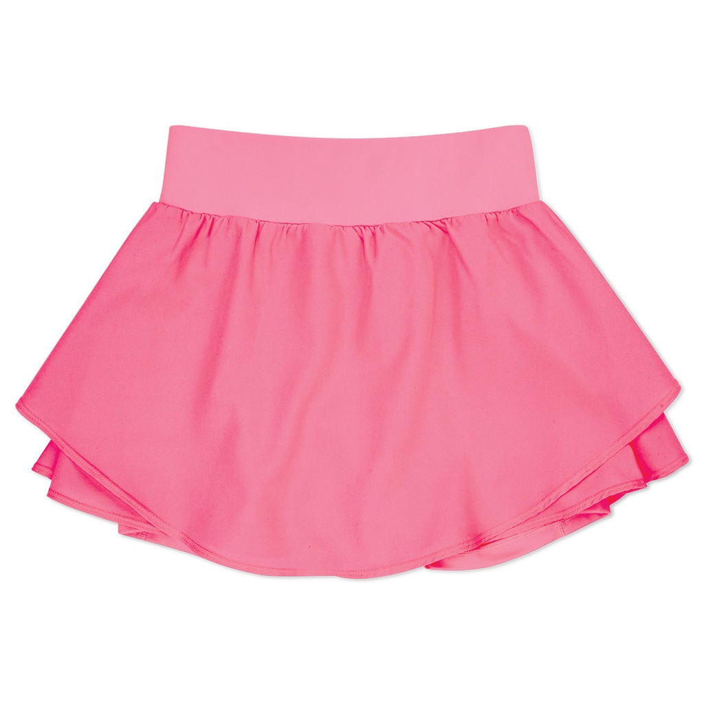 [820-3177S] Coral Skater Skort (Youth Small (6-8))