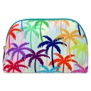 Corey Paige Palm Trees Oval Cosmetic Bag